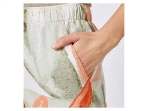 esmara® Dámske nohavice s ľanom (koralová/olivová, 36)
