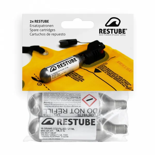 Doplnky pre záchranný systém RESTUBE CO2 16g pack 2