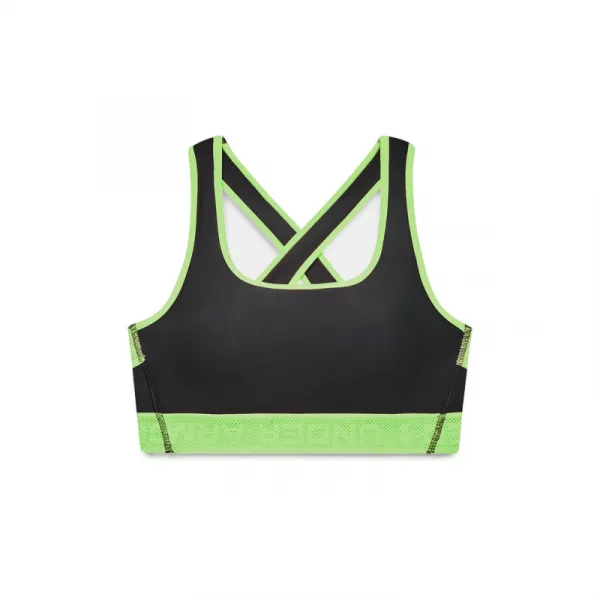 Kompresná podprsenka UNDER ARMOUR UA Crossback Mid Solid NE-GRY