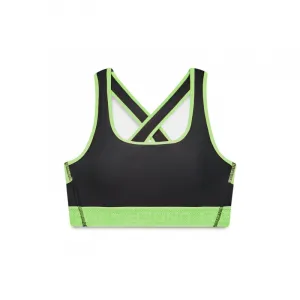Kompresná podprsenka UNDER ARMOUR UA Crossback Mid Solid NE-GRY