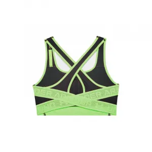 Kompresná podprsenka UNDER ARMOUR UA Crossback Mid Solid NE-GRY