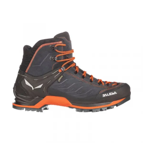 Pánska členková turistická obuv SALEWA MTN Trainer Mid GTX asphlat fluo orange