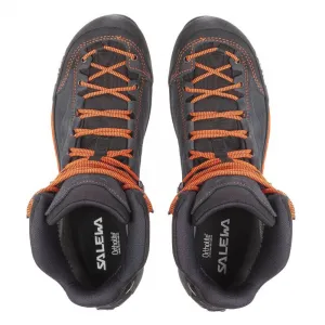 Pánska členková turistická obuv SALEWA MTN Trainer Mid GTX asphlat fluo orange