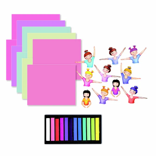 Artissimo - maľba suchým pastelom - Tanečnica