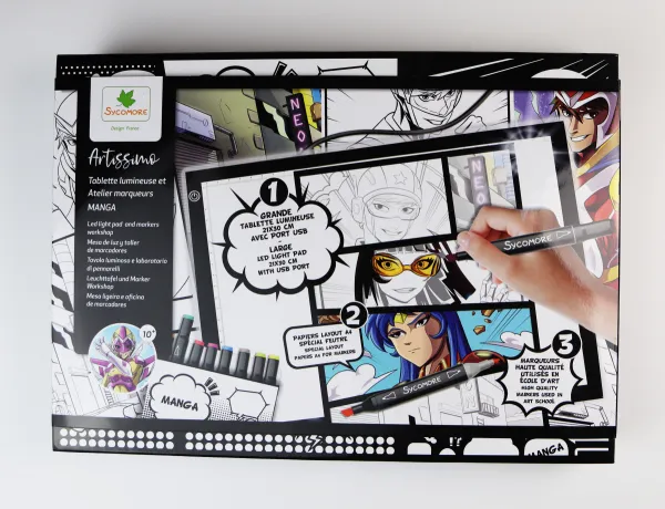 Artissimo - Kresliaci tablet s podsvietením - Manga