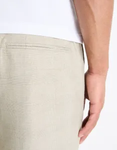 Krémové pánske nohavice Celio Gocarre