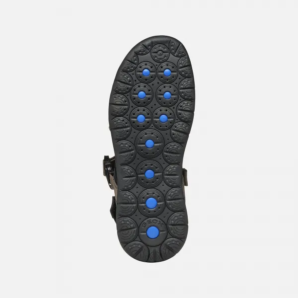 Men's light grey sandals Geox Spherica EC5 - Men