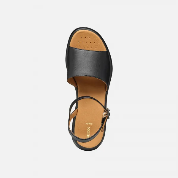 Black women's sandals Geox Meliconia - Women's