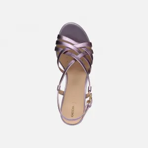 Purple women's sandals Geox Virnilisa 65 S - Women's
