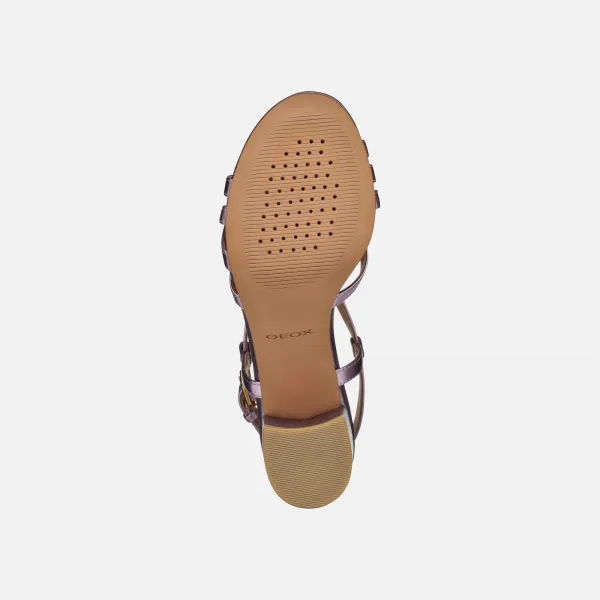 Purple women's sandals Geox Virnilisa 65 S - Women's