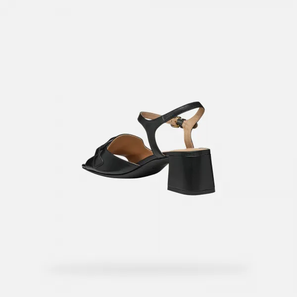 Black women's sandals Geox New Eraklia 50 T - Women's