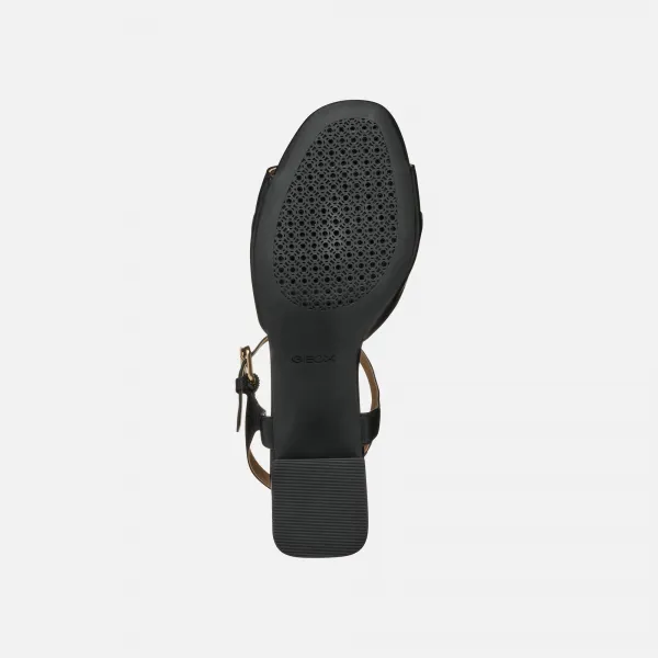 Black women's sandals Geox New Eraklia 50 T - Women's