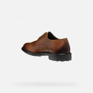 Brown men's formal shoes Geox Walk Pleasure - Men