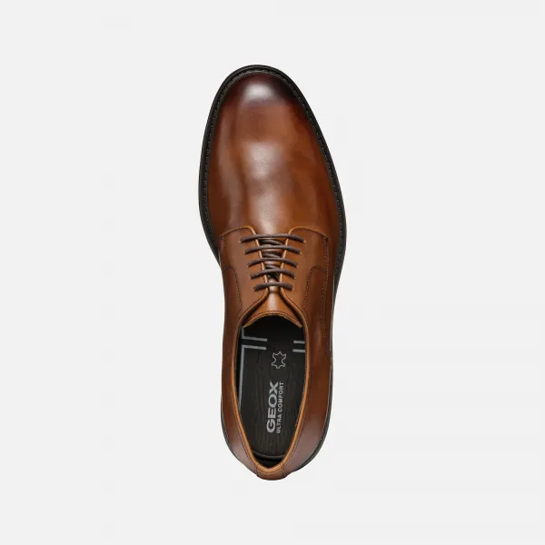 Brown men's formal shoes Geox Walk Pleasure - Men
