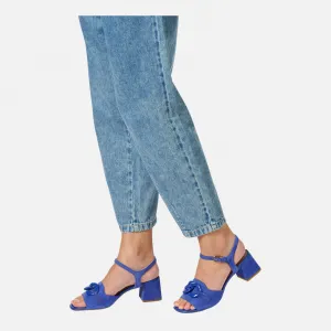 Blue-purple Geox New Eraklia 50 T Women's Sandals - Women's