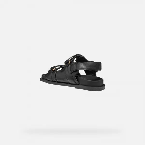 Black women's sandals Geox Adelash - Women's