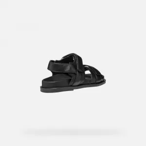 Black women's sandals Geox Adelash - Women's