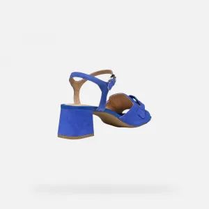 Blue-purple Geox New Eraklia 50 T Women's Sandals - Women's