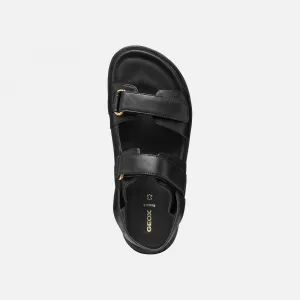 Black women's sandals Geox Adelash - Women's