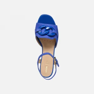 Blue-purple Geox New Eraklia 50 T Women's Sandals - Women's