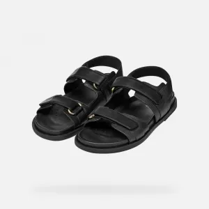 Black women's sandals Geox Adelash - Women's