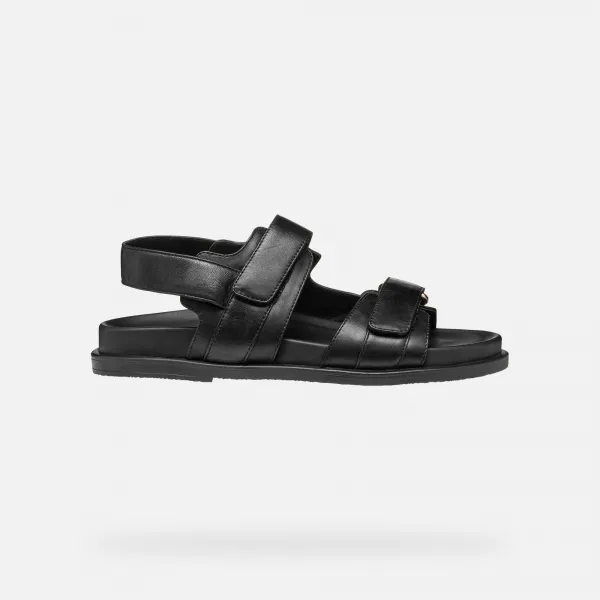 Black women's sandals Geox Adelash - Women's