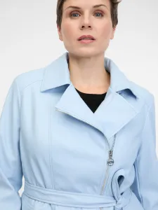 Light Blue Women's Leatherette Jacket ORSAY - Women's