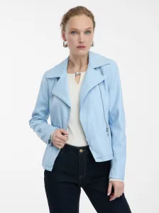 Light Blue Women's Leatherette Jacket ORSAY - Women's