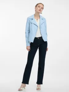 Light Blue Women's Leatherette Jacket ORSAY - Women's