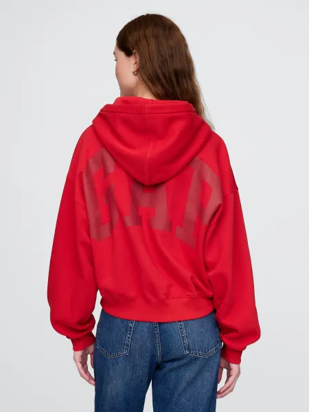 GAP Hoodie Logo Cropped Americana - Women's