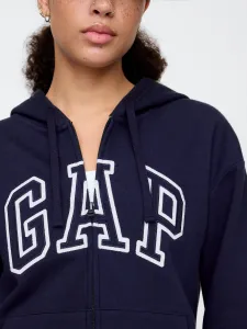 GAP HERITAGE Dámska mikina, tmavo modrá, veľkosť