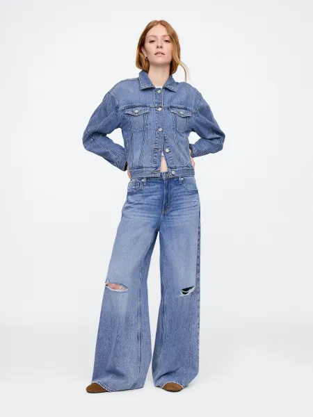 GAP Denim Jacket SuperSoft - Women's