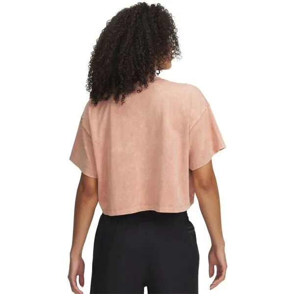 Dámske tričko s krátkym rukávom UNDER ARMOUR UA HWT WASH SS-PNK