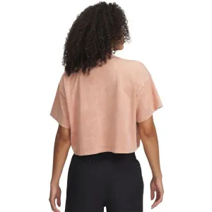 Dámske tričko s krátkym rukávom UNDER ARMOUR UA HWT WASH SS-PNK