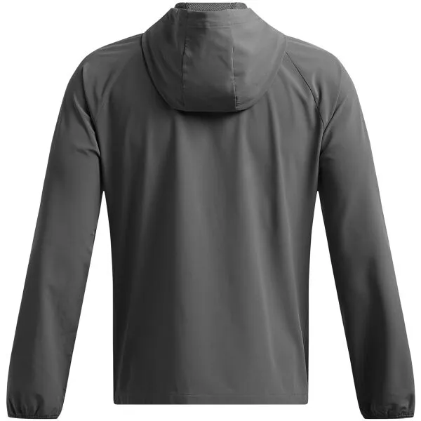 Under Armour STRETCH WOVEN WINDBREAKER Pánska bunda, tmavo sivá, veľkosť M