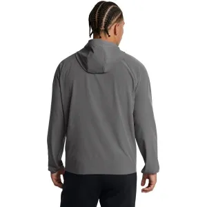Under Armour STRETCH WOVEN WINDBREAKER Pánska bunda, tmavo sivá, veľkosť M