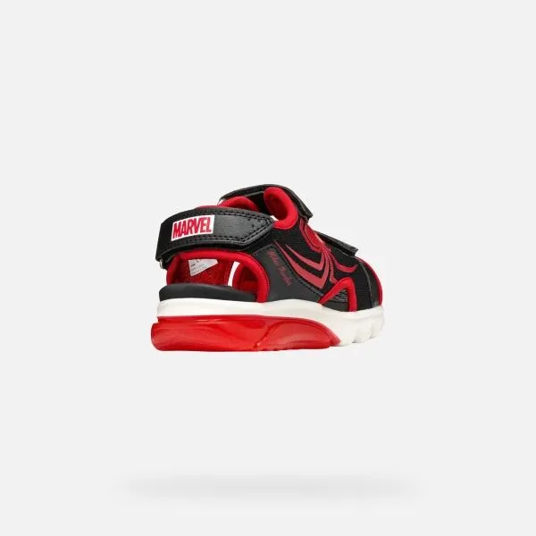 Black boys' sandals Geox Ciberdron - Boys