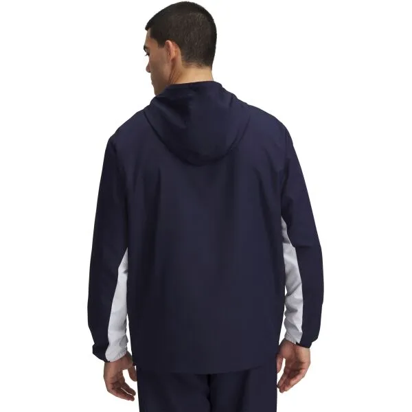 Under Armour RIVAL WOVEN WINDBREAKER Pánska bunda, modrá, veľkosť