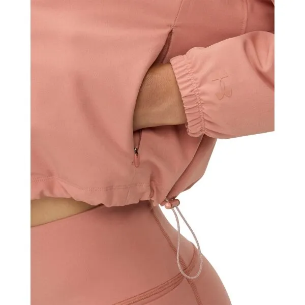 Under Armour UNSTOPPABLE WOVEN JACKET Dámska bunda, ružová, veľkosť