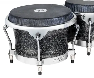 Meinl Artist Series Bongo Diego Galé, REMO® Black Calfskin Skyndeep He