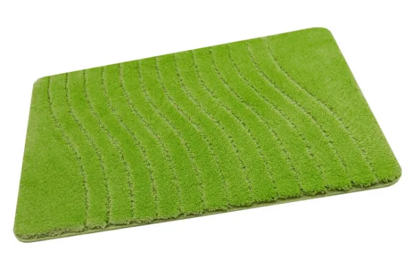 Kúpeľňový koberček Sara Green svetlozelený, vlny
