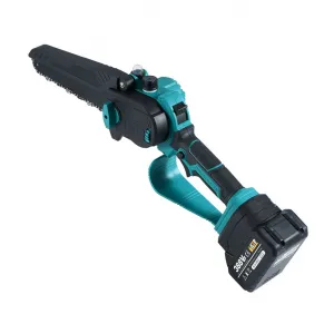 OneVAn / Newbeny Uhlovo nastaviteľná bezuhlíková elektrická píla NewBeny 8" lišta píla s digitálnym displejom vhodná pre batériu Makita 18V 1 x lišta 1 x reťaz