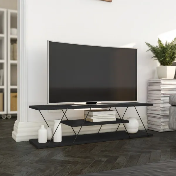 TV stolík Canaz v2 - Anthracite, Grey