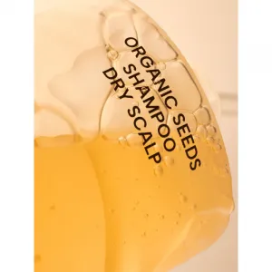 WHAMISA Organic Seeds Shampoo Dry Scalp intenzívne hydratačný šampón pre suchú pokožku 490 ml