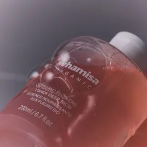 WHAMISA Organic Flowers Toner Deep Rich hydratačné a vyživujúce tonikum pre suchú a podráždenú pleť 200 ml