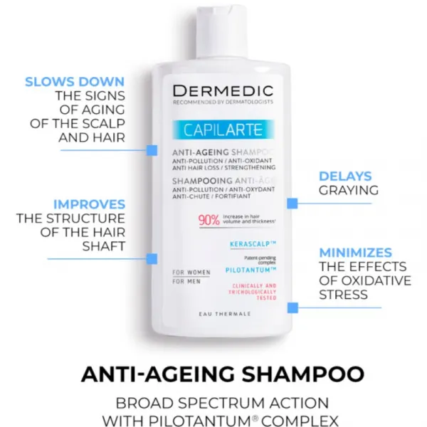 Dermedic Capilarte šampón proti starnutiu 300 ml