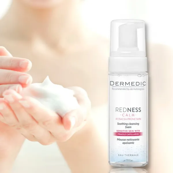 Dermedic Redness Calm upokojujúca čistiaca pena 150 ml
