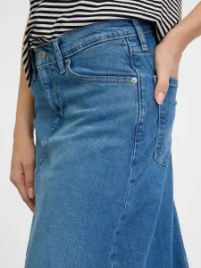 GAP V-DENIM MAXI Dámska sukňa, modrá, veľkosť