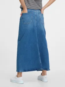 GAP V-DENIM MAXI Dámska sukňa, modrá, veľkosť