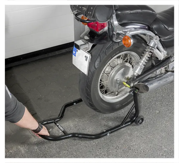 Stojan na motocykel pre zadné koleso REDATS